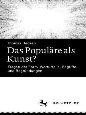 cover image of Das Populäre als Kunst?